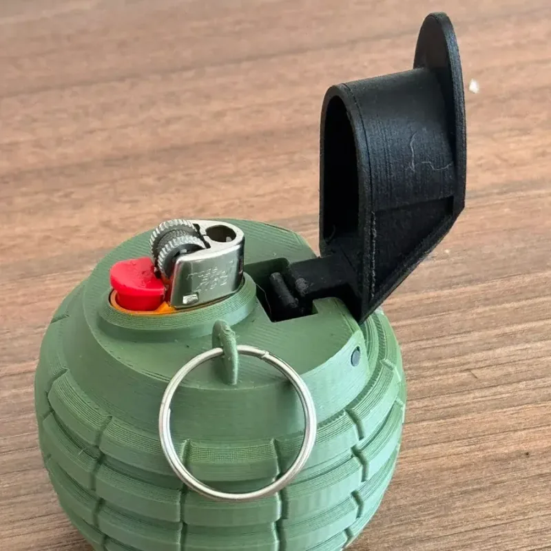 Bic Mini Lighter Grenade Case – Modelo 3D imprimible de Thingiverse