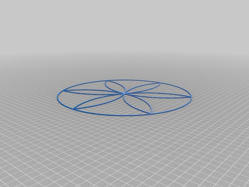 Rostock Max bed level and calibration test pattern  – 3D printable model from Thingiverse