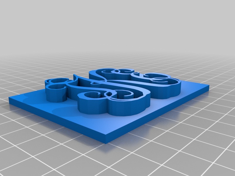 Text Script – Modello 3D stampabile da Thingiverse