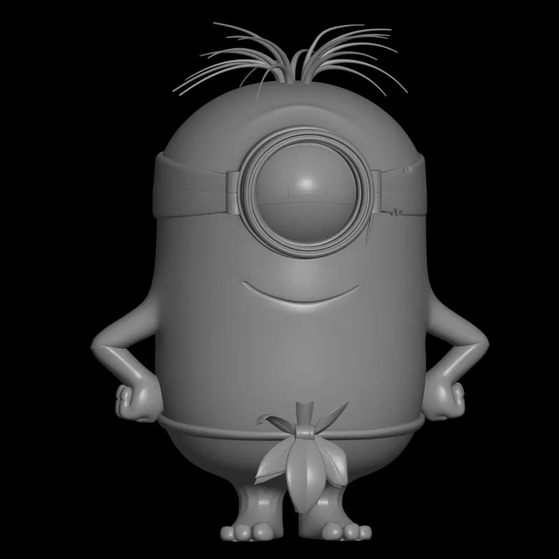 Characters &amp; Creatures STL Download - first minionby BiLeN MeSH SToRe – Modello 3D stampabile da Creality Cloud