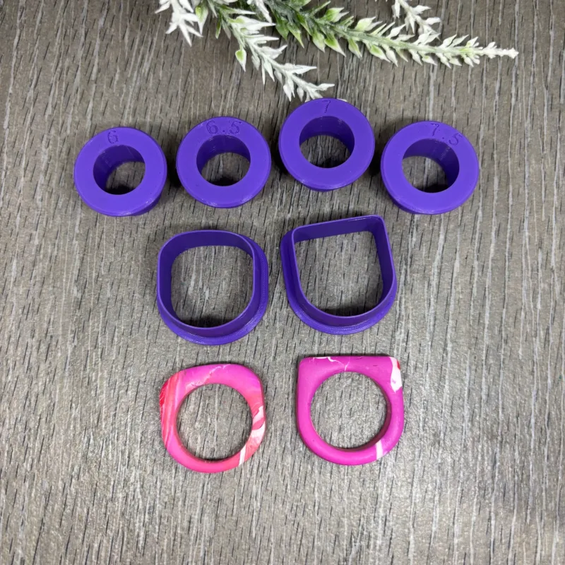 RING CLAY CUTTER SET – Modelo 3D imprimible de Creality Cloud