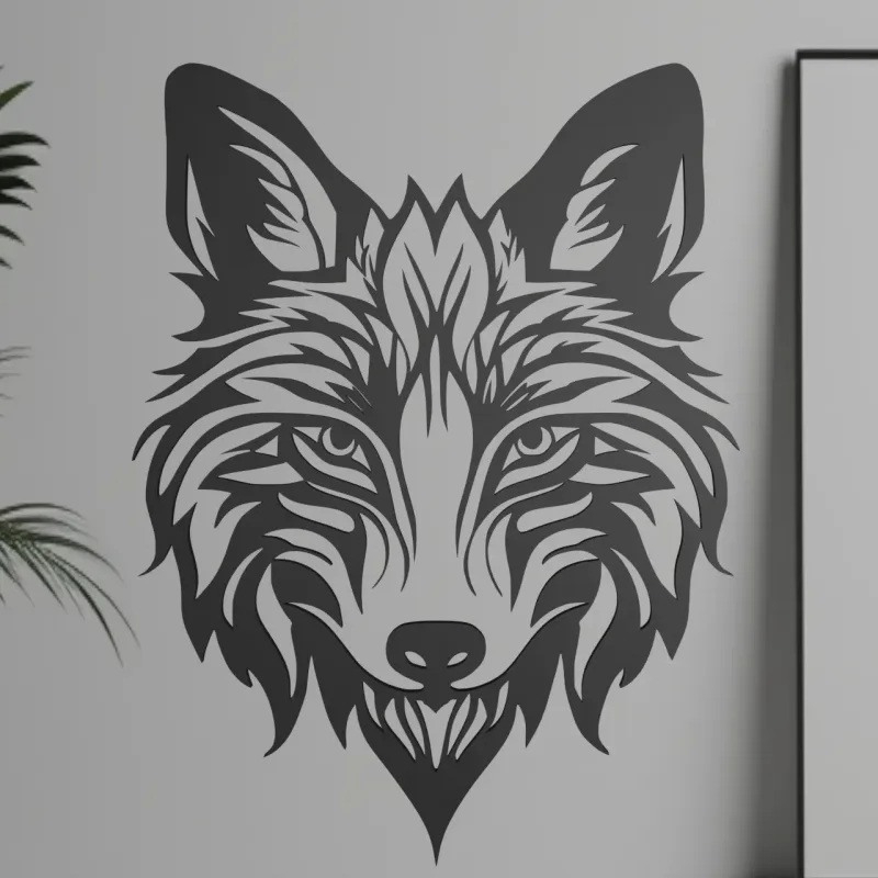 Home Decorations &amp; Ornaments STL Download - Fox Wall Artby Ri0m0 – 3D-Druckmodell von Creality Cloud