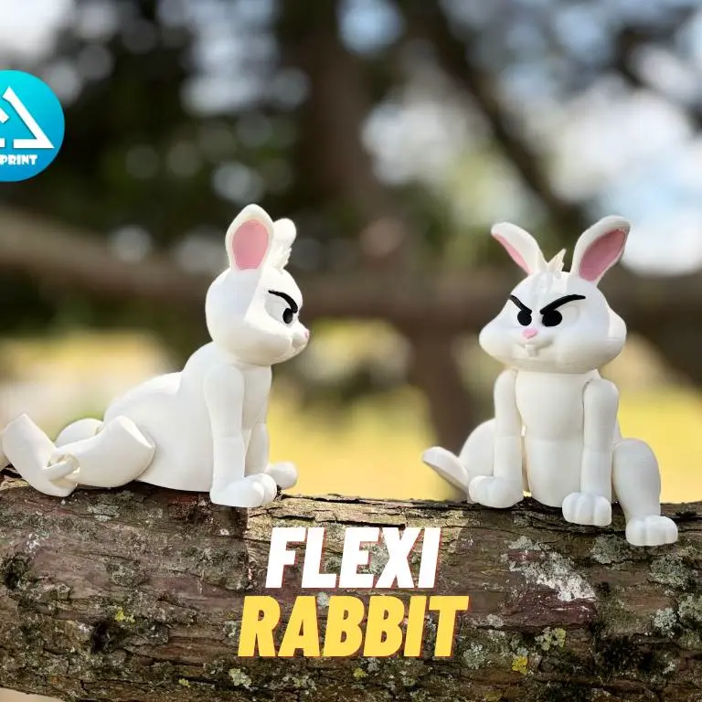 Other STL Download - flexi rabbitby CJ 3DPRINT – Modello 3D stampabile da Creality Cloud
