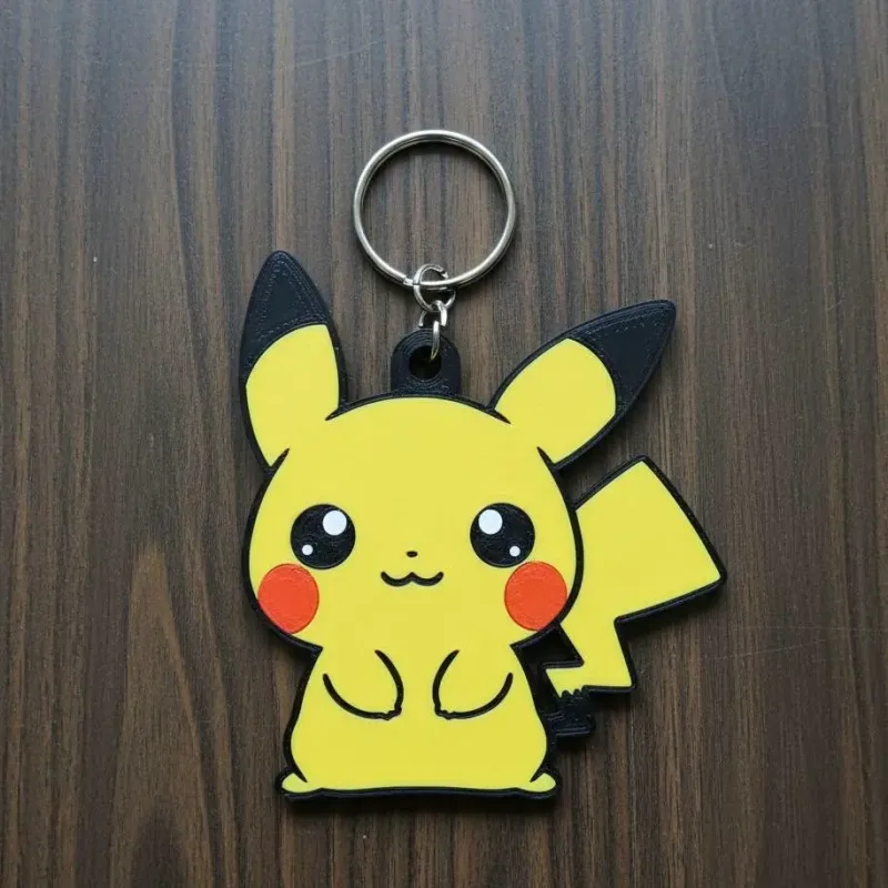 Keychain - Pikachu Cute 2 – 3D-Druckmodell von Creality Cloud
