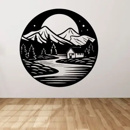 Home Decorations &amp; Ornaments STL Download - mountain 🏔️ Riverside by Danu Pubudu – 3D-Druckmodell von Creality Cloud