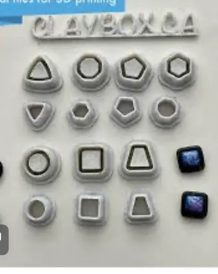 Clay earring stud – Modelo 3D imprimible de Creality Cloud