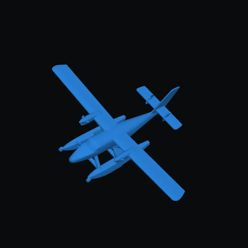 twin otter float – 3D-Druckmodell von Creality Cloud