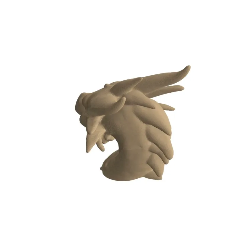 Free Sculptures &amp; Artworks STL Download - Dragon Headby itsremi – 3D-Druckmodell von Creality Cloud