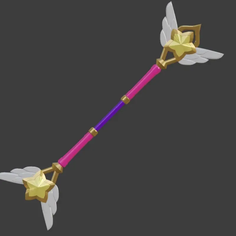 Cosplay STL Download - Lux Star Guardian Staff by Kuroneko Tami – Modelo 3D imprimible de Creality Cloud