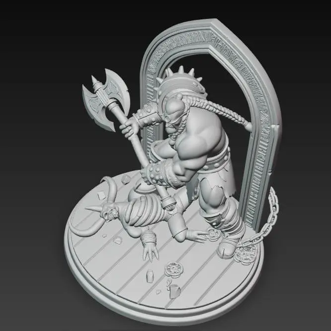 Characters &amp; Creatures STL Download - Barbarby Brainbits3D – Modelo 3D imprimible de Creality Cloud