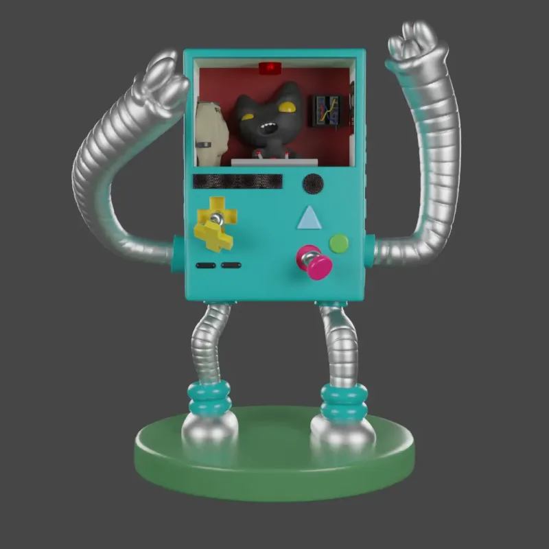 Other STL Download - BmoMech Milesby Treatzz – Modèle 3D imprimable de Creality Cloud